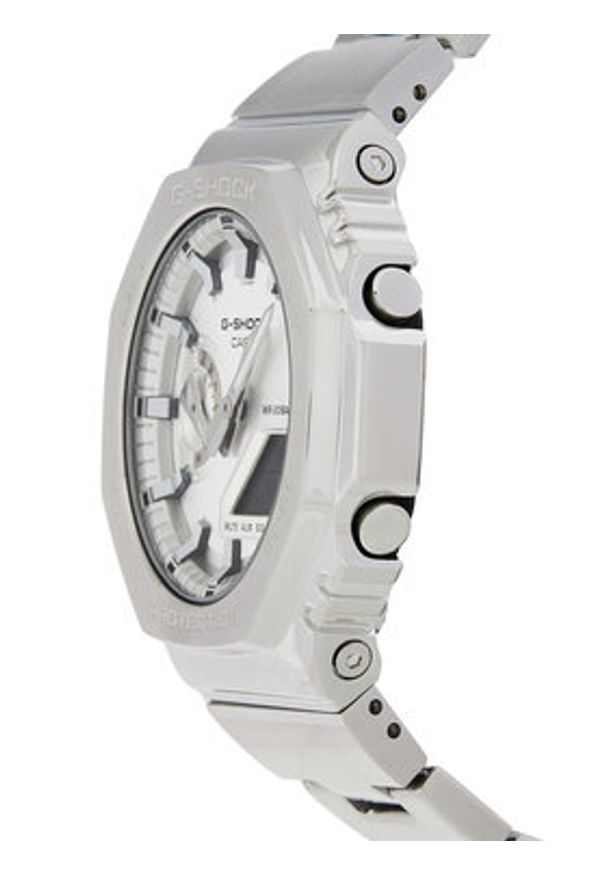 G-Shock Zegarek G-Steel GM-2110D-7AER Srebrny. Kolor: srebrny