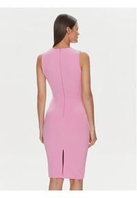 Rinascimento Sukienka koktajlowa CFC0019370002 Różowy Regular Fit. Kolor: różowy. Materiał: syntetyk. Styl: wizytowy #5