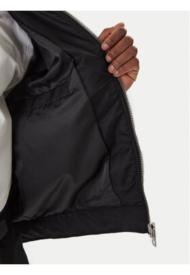 Hugo - HUGO Kurtka przejściowa Bapono 50552664 Czarny Regular Fit. Kolor: czarny. Materiał: syntetyk