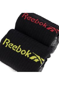 Reebok Zestaw 2 par wysokich skarpet unisex R0418-SS24 (2-pack) Czarny. Kolor: czarny. Materiał: syntetyk