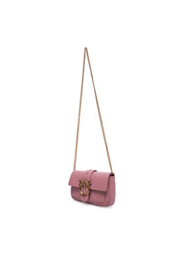 Pinko - PINKO Torebka Love One Pocket C PE 25 PCPL 100061 A0F1 Różowy. Kolor: różowy. Materiał: skórzane