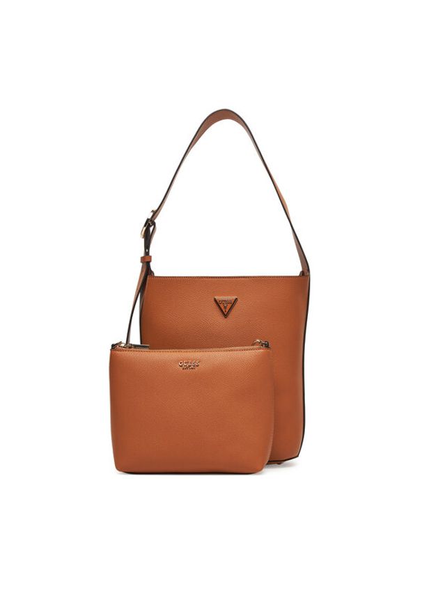 Guess Torebka HWBG69 74040 Brązowy. Kolor: brązowy. Materiał: skórzane