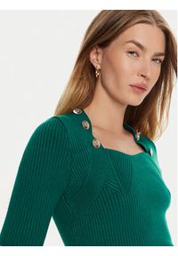 Marciano Guess Sweter 4YGR25 5613Z Zielony Regular Fit. Kolor: zielony. Materiał: wiskoza #4