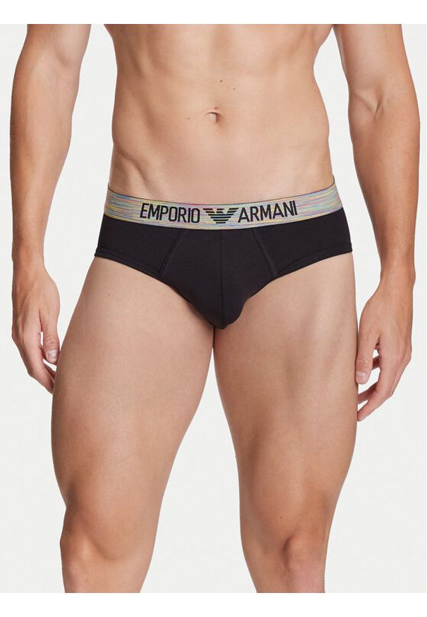 Emporio Armani Underwear Komplet 2 par slipów EM000250 AF10798 MC104 Kolorowy. Materiał: bawełna. Wzór: kolorowy