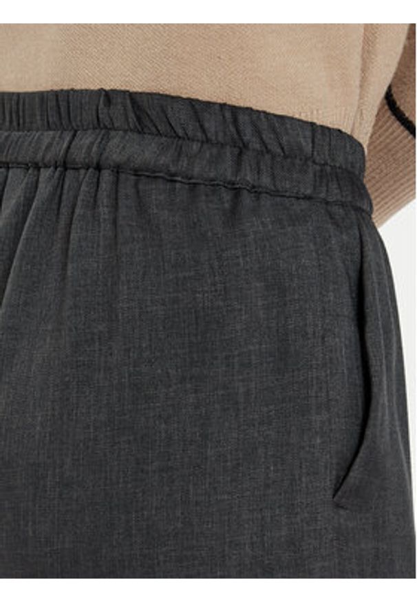 only - ONLY Spodnie materiałowe Lulu 15321325 Szary Loose Fit. Kolor: szary. Materiał: syntetyk