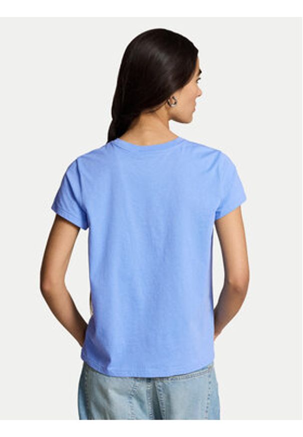 Polo Ralph Lauren T-Shirt 211898698022 Niebieski Regular Fit. Typ kołnierza: polo. Kolor: niebieski. Materiał: bawełna