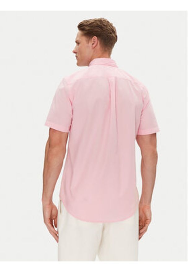 TOMMY HILFIGER - Tommy Hilfiger Koszula MW0MW37584 Różowy Regular Fit. Kolor: różowy. Materiał: bawełna