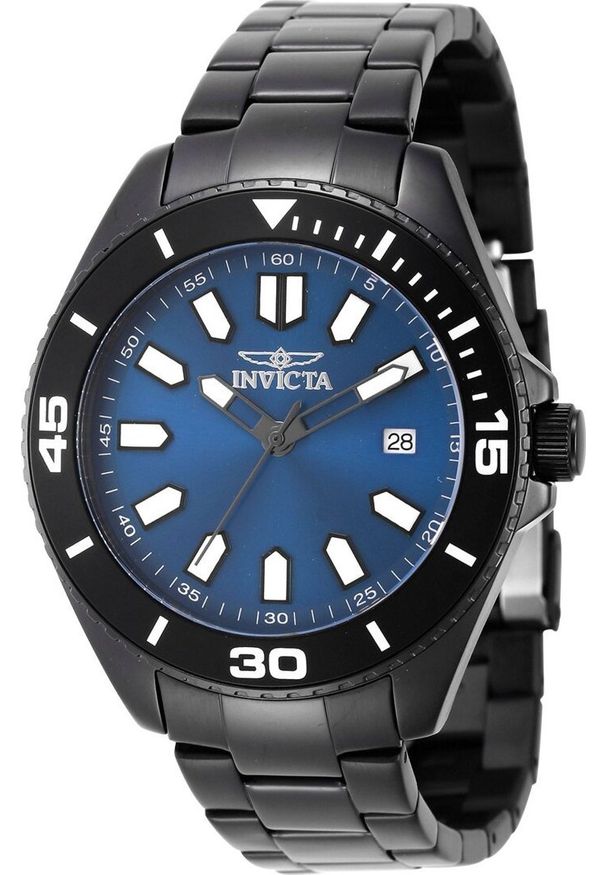 Zegarek Invicta Zegarek marki Invicta model 4632 kolor Czarny. Akcesoria męski. Sezon: Cały rok NoSize. Kolor: czarny