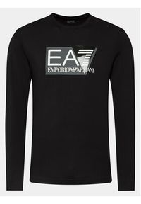 EA7 Emporio Armani Longsleeve 3DPT64 PJ03Z 1200 Czarny Regular Fit. Kolor: czarny. Materiał: bawełna. Długość rękawa: długi rękaw