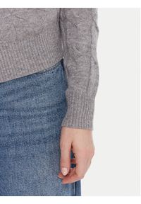 TOMMY HILFIGER - Tommy Hilfiger Kardigan WW0WW47463 Szary Regular Fit. Kolor: szary. Materiał: wełna #3