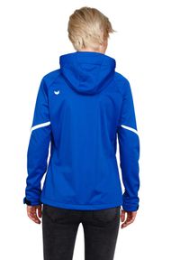 ERIMA - Kurtka damska Erima softshell fonction. Okazja: na co dzień. Kolor: wielokolorowy, biały, niebieski. Materiał: softshell. Styl: sportowy, casual, elegancki