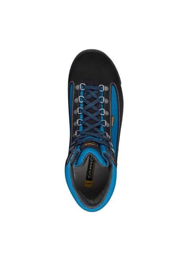 Buty trekkingowe męskie Aku Slope Micro Gtx. Wysokość cholewki: za kostkę. Zapięcie: sznurówki. Kolor: niebieski. Materiał: materiał. Szerokość cholewki: normalna. Sport: turystyka piesza