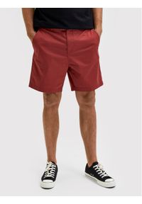 Selected Homme Szorty materiałowe Flex 16083844 Czerwony Regular Fit. Kolor: czerwony. Materiał: bawełna #1