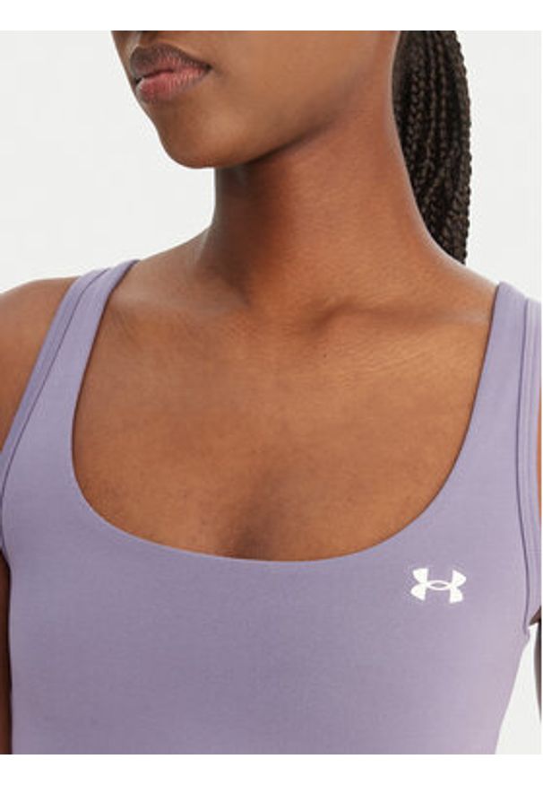 Under Armour Top Motion 6007656 Fioletowy Slim Fit. Kolor: fioletowy. Materiał: syntetyk