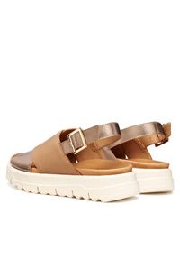 Geox Sandały D Xand 2.1S D45SZE 043CF C5242 Beżowy. Kolor: beżowy. Materiał: skóra #3