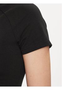 Juicy Couture T-Shirt Shrunken Diamante JCMCT223257 Czarny Slim Fit. Kolor: czarny. Materiał: bawełna #4