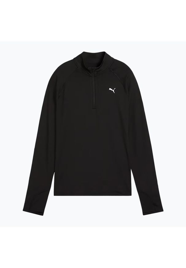 Puma - Bluza do biegania damska PUMA Run Velocity Cloudspun 1/4 Zip. Kolor: czarny. Sport: bieganie