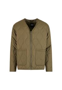 Puchowa kurtka Urban Classics. Kolor: zielony. Materiał: puch #1