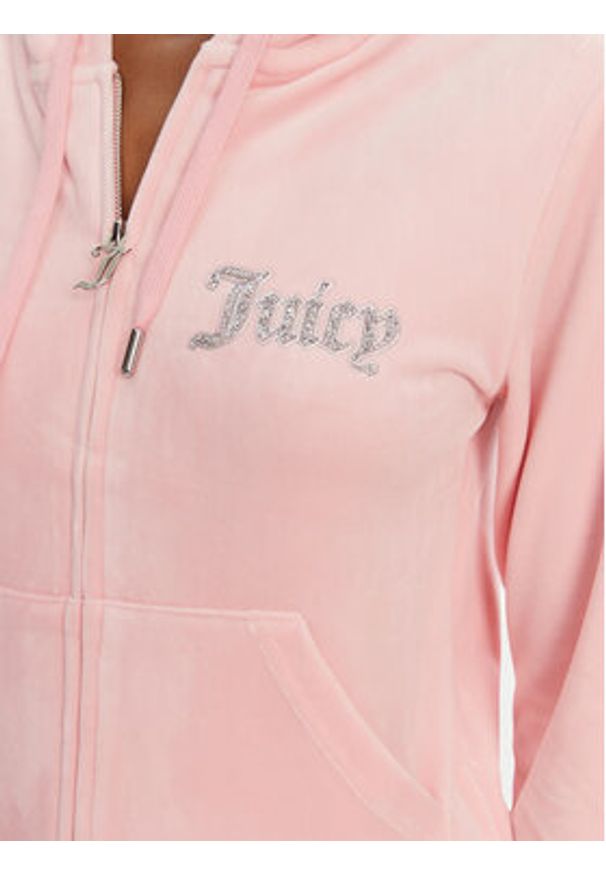 Juicy Couture Bluza Robertson JCBAS125805 Różowy Regular Fit. Kolor: różowy. Materiał: syntetyk