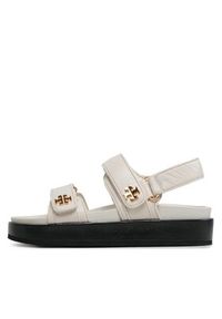 Tory Burch Sandały Kira Sport Sandal Calf Leather 144328 Écru. Materiał: skóra. Styl: sportowy #6