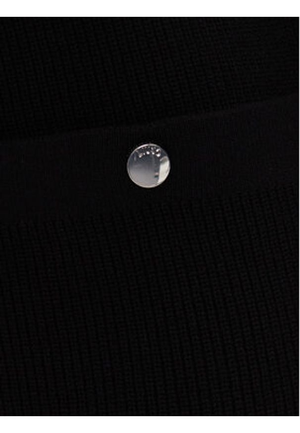 Liu Jo Sukienka dzianinowa MF5371 MS99E Czarny Slim Fit. Kolor: czarny. Materiał: syntetyk, wiskoza