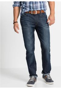 bonprix - Dżinsy regular fit ze stretchem, straight. Kolor: niebieski #1