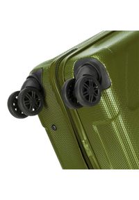 Wittchen - Duża walizka z polikarbonu żłobiona. Kolor: zielony. Materiał: guma #2