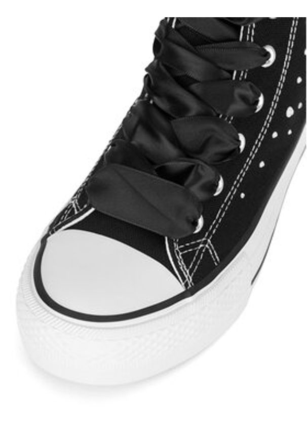 DeeZee Trampki WFA2791-2 Czarny. Kolor: czarny. Materiał: materiał