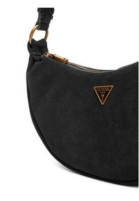 Guess Torebka Amita Mini HWSB95 39720 Czarny. Kolor: czarny. Materiał: skórzane, zamszowe