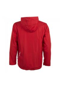 PEAK MOUNTAIN - Kurtka wodoodporna Peak Mountain Cajik. Kolor: czerwony. Materiał: softshell. Sport: turystyka piesza
