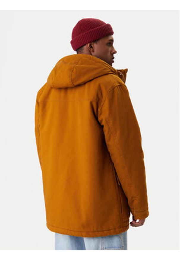DC Shoes Parka Juryfield EDYJK03262 Brązowy Regular Fit. Kolor: brązowy. Materiał: bawełna