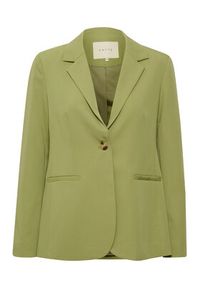 Kaffe Marynarka Sakura 10506684 Zielony Slim Fit. Kolor: zielony. Materiał: syntetyk