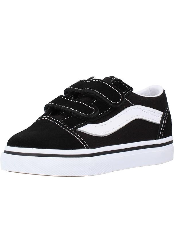 Buty Dziecko Vans Old Skool V czarny. Okazja: na co dzień. Kolor: czarny. Model: Vans Old Skool. Sport: skateboard