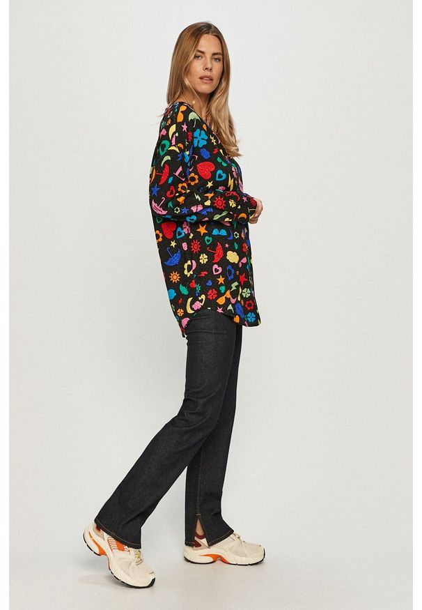 Love Moschino - Jeansy. Stan: podwyższony. Kolor: niebieski