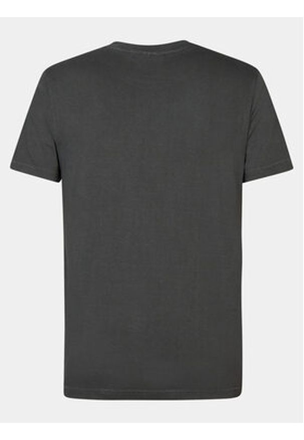 Petrol Industries T-Shirt M-1040-TSR606 Szary Regular Fit. Kolor: szary. Materiał: bawełna