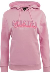 GAASTRA - Pastelowa lawendowa bluza z kapturem Gaastra dla kobiet - L. Typ kołnierza: kaptur. Kolor: niebieski. Materiał: jersey