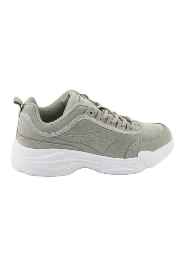 KangaRoos damski sportowy Gator Vapor Grey 39106 szare. Okazja: na co dzień. Kolor: szary. Materiał: skóra ekologiczna, zamsz, materiał. Szerokość cholewki: normalna