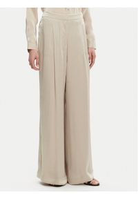 MICHAEL Michael Kors Spodnie palazzo MS430638BB Beżowy Wide Leg. Kolor: beżowy. Materiał: syntetyk #1