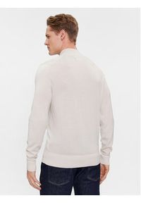 Calvin Klein Sweter Superior K10K110424 Beżowy Regular Fit. Kolor: beżowy. Materiał: wełna