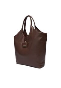 Love Moschino - LOVE MOSCHINO Torebka JC4392PP0NKN0313 Brązowy. Kolor: brązowy. Materiał: skórzane
