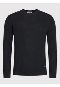 Blend Sweter 20714336 Czarny Regular Fit. Kolor: czarny. Materiał: bawełna #5
