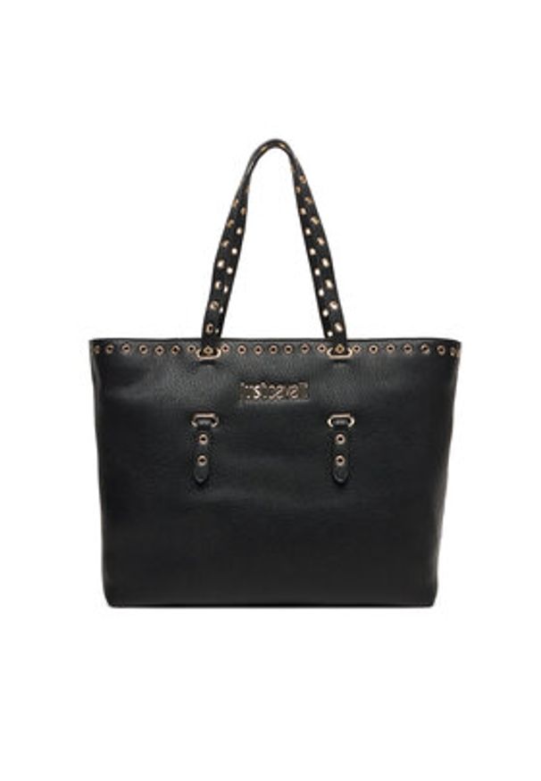 Just Cavalli Torebka 80RA4BU1 ZSB81 Czarny. Kolor: czarny. Materiał: skórzane