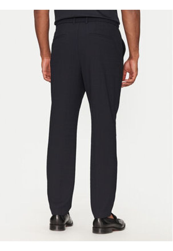 BOSS Spodnie materiałowe C-Perin 50540791 Granatowy Tapered Fit. Kolor: niebieski. Materiał: syntetyk