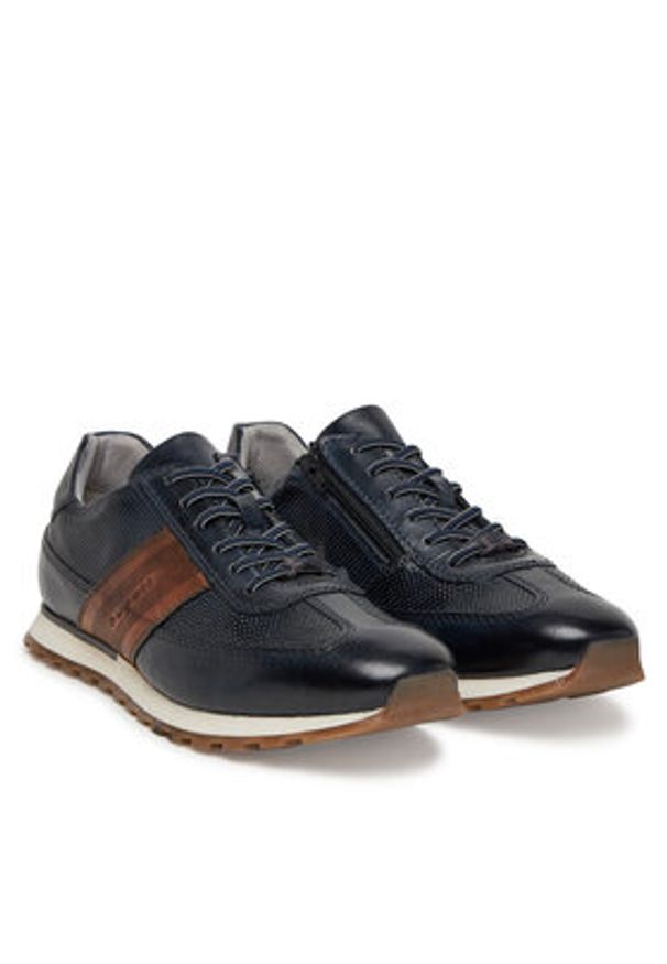 Bugatti Sneakersy 331-ARX01-4100 Granatowy. Kolor: niebieski. Materiał: skóra