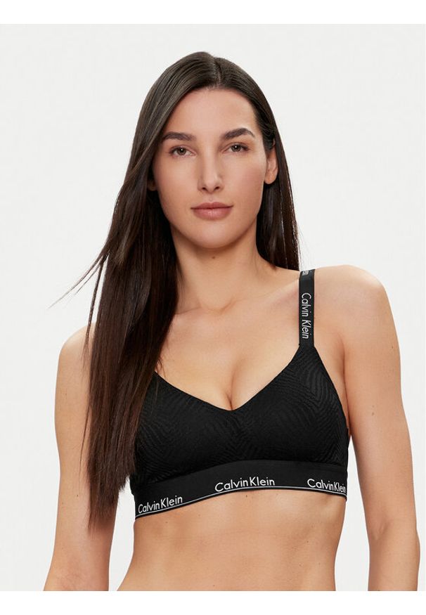 Calvin Klein Underwear Biustonosz top 000QF7797E Czarny. Kolor: czarny. Materiał: syntetyk