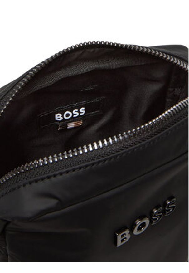 BOSS Saszetka 50541472 Czarny. Kolor: czarny. Materiał: materiał