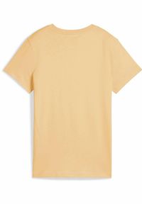 Puma - Damska koszulka z logo ESS No. 1 PUMA Almost Apricot Orange. Kolor: żółty, pomarańczowy, wielokolorowy
