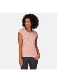 Regatta - Hyperdimension II damska koszulka. Kolor: różowy, wielokolorowy, pomarańczowy, żółty. Materiał: poliester, elastan