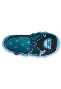 Befado obuwie dziecięce 110P405 granatowe niebieskie. Kolor: niebieski. Materiał: bawełna, tkanina #5