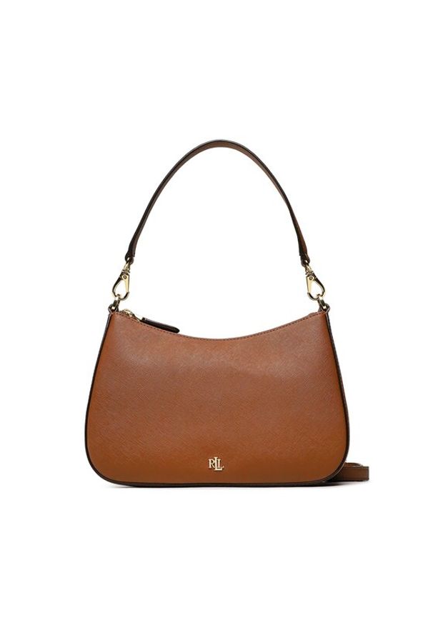 Lauren Ralph Lauren Torebka Danni 26 431883768007 Brązowy. Kolor: brązowy. Materiał: skórzane